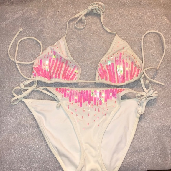 Victoria's Secret Other - 👙Victoria’s Secret 2 Piece Sequined Swimsuit